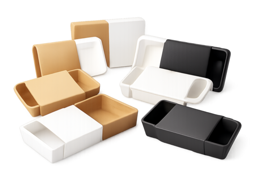 sleeves and trays