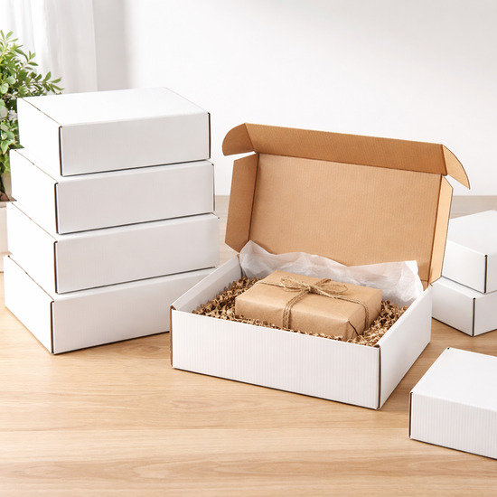 White Mailer Boxes